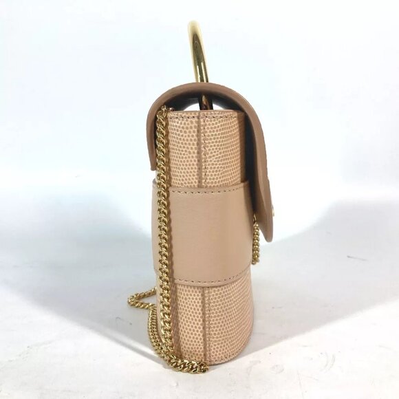 Chloe logo Abbey Rock Small 2WAY Hand Bag Crossbody Pochette Shoulder Bag - Picture 4 of 13